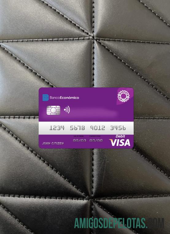 Frente Banco Angolano Económico Visa Débito Photolook exemplo real